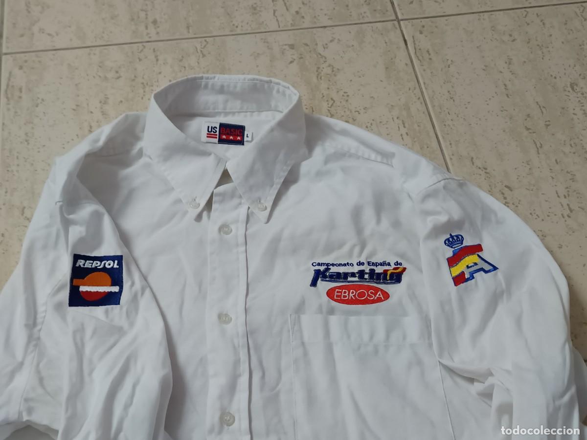 Vintage: CAMISA CAMPEONATO DE ESPA&Ntilde;A DE KARTING. TALLA L