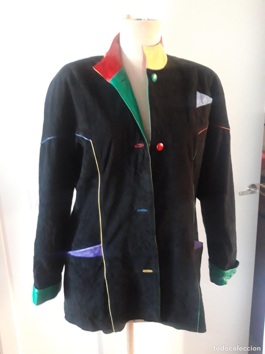 Vintage: Chaqueta de ante, Lemod Germany, hacia 1980.