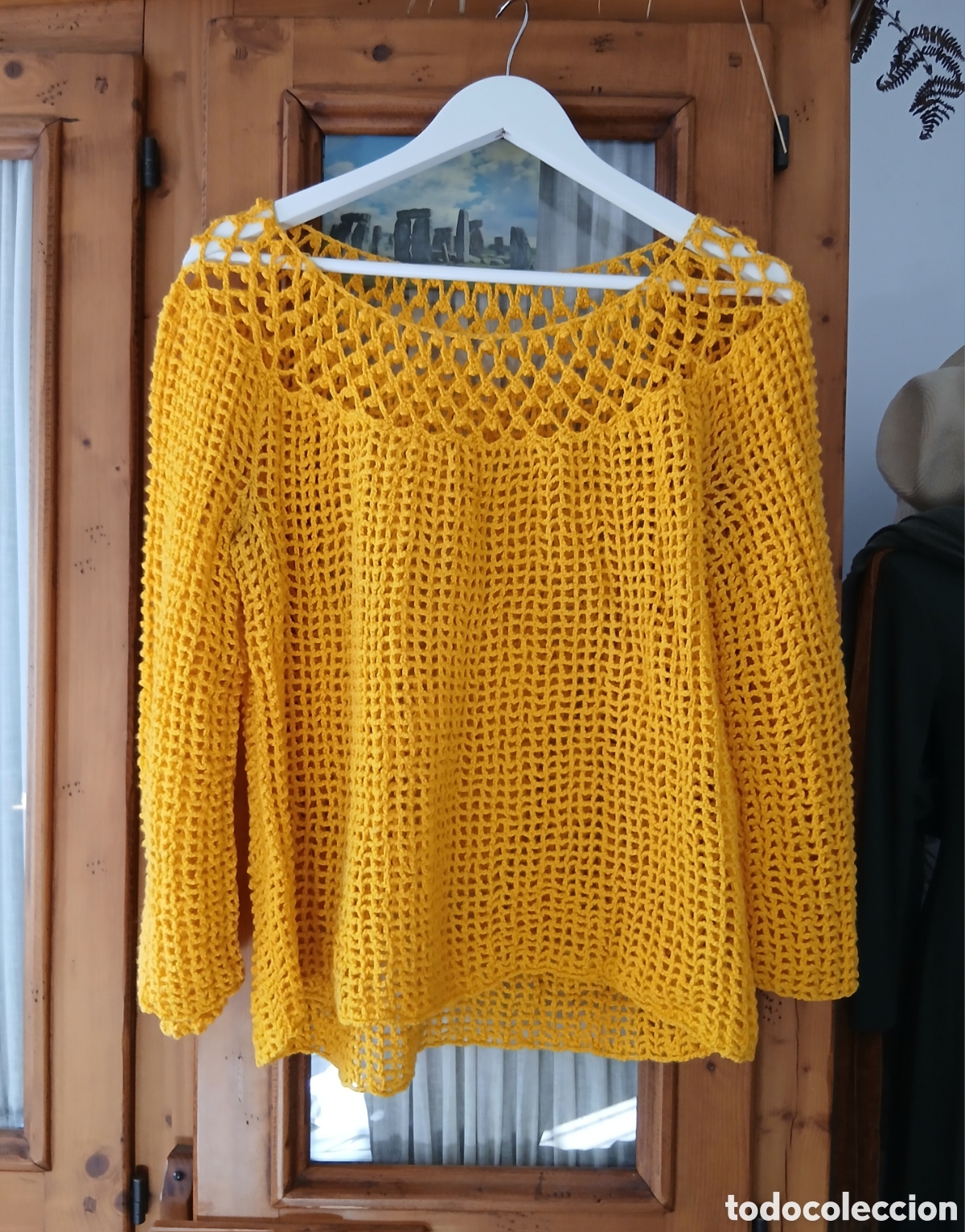 Vintage: Jersey tejido a mano talla L/XL