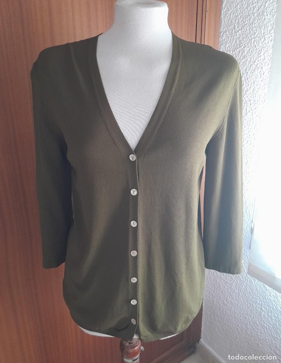 Vintage: Chaqueta de punto Roberto Verino verde oliva