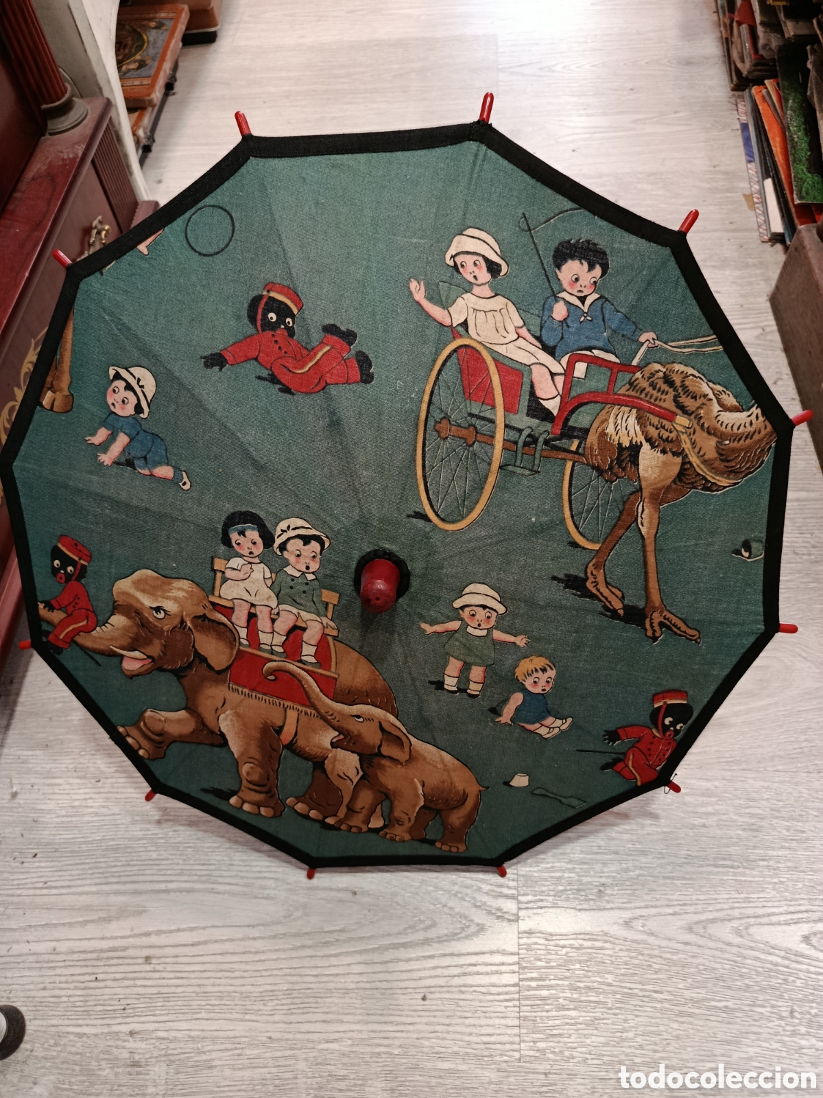 Vintage: Precio Parasol o sombrilla de paseo. Infantil o de mu&ntilde;eca