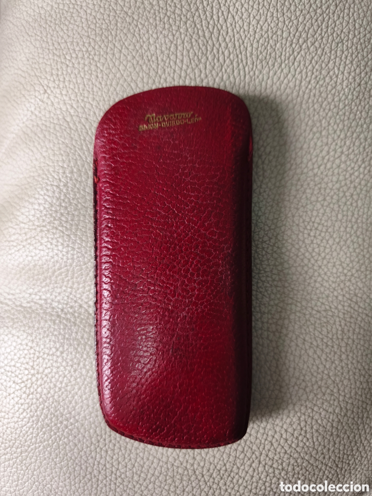 Vintage: Antigua funda de gafas Navarro Gij&oacute;n - Oviedo - Le&oacute;n