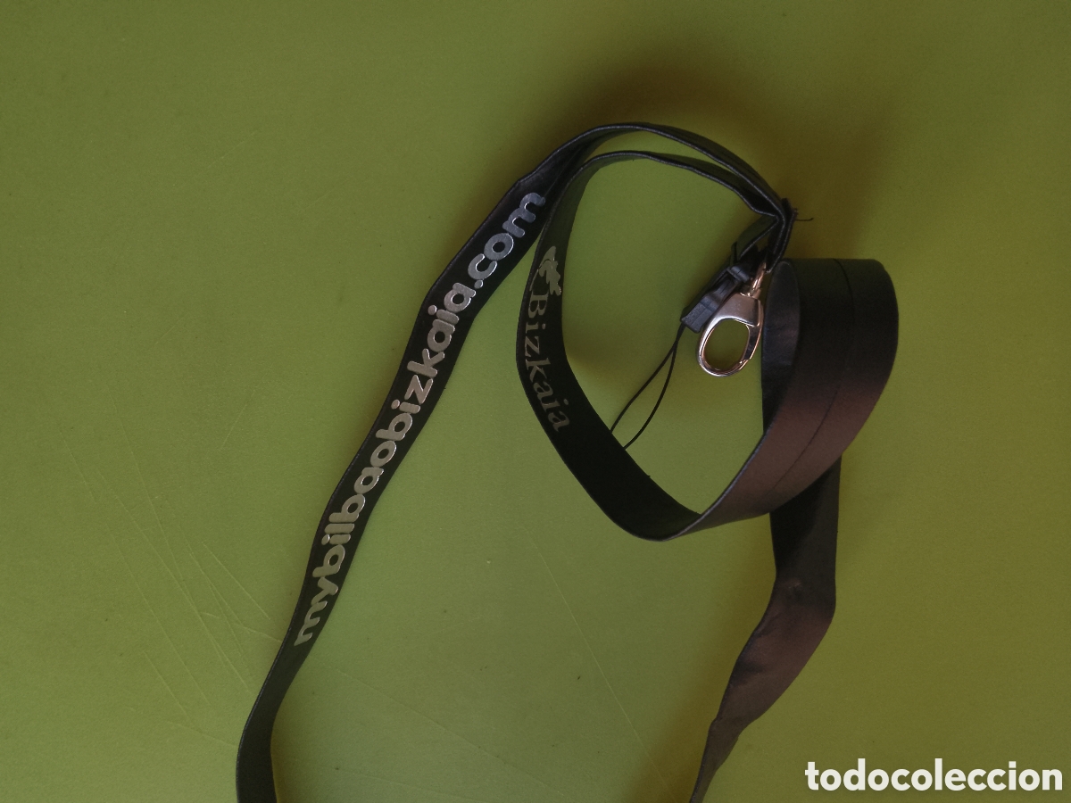 Vintage: MYBILBAOBIZKAIA.COM - BILBAO BIAKAIA . COLGANTE - LANYARD .