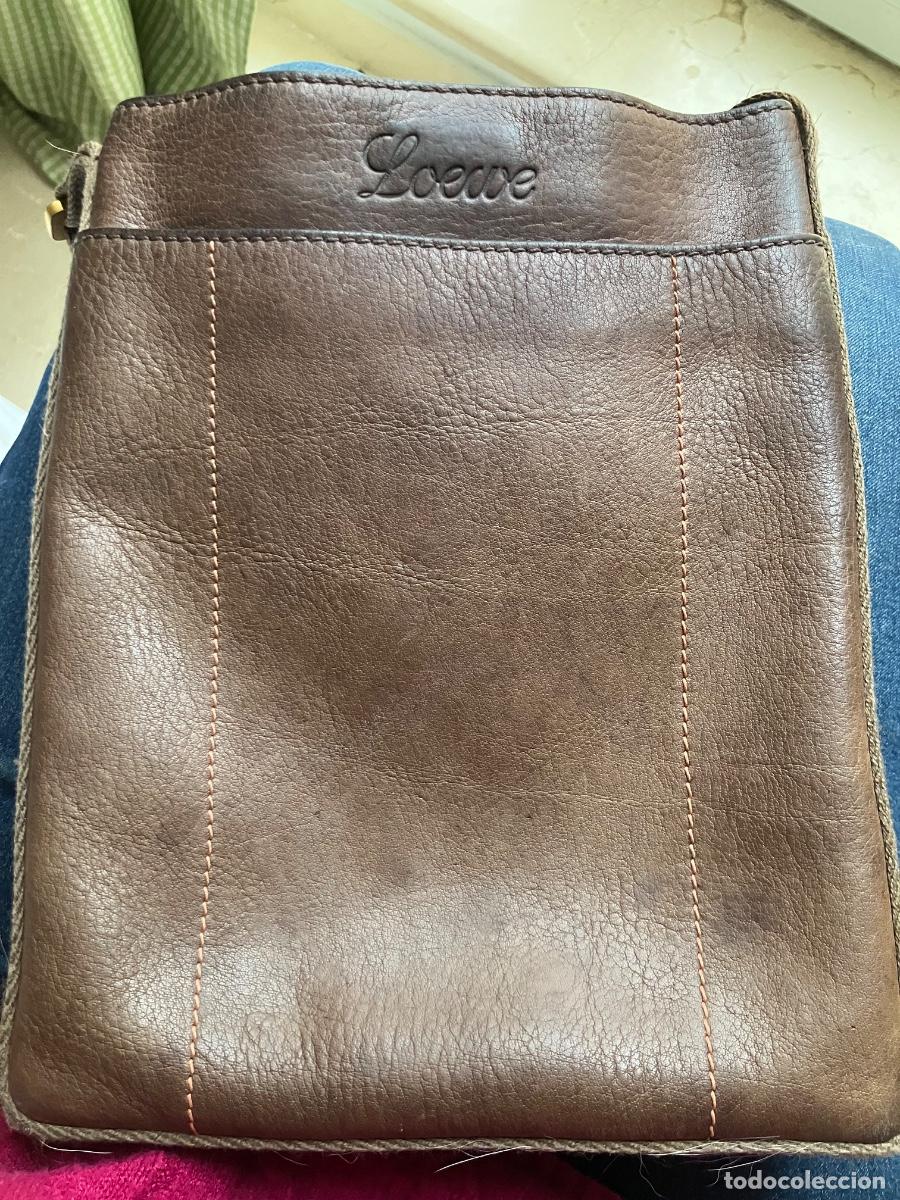 Vintage: Bandolera Loewe piel vintage