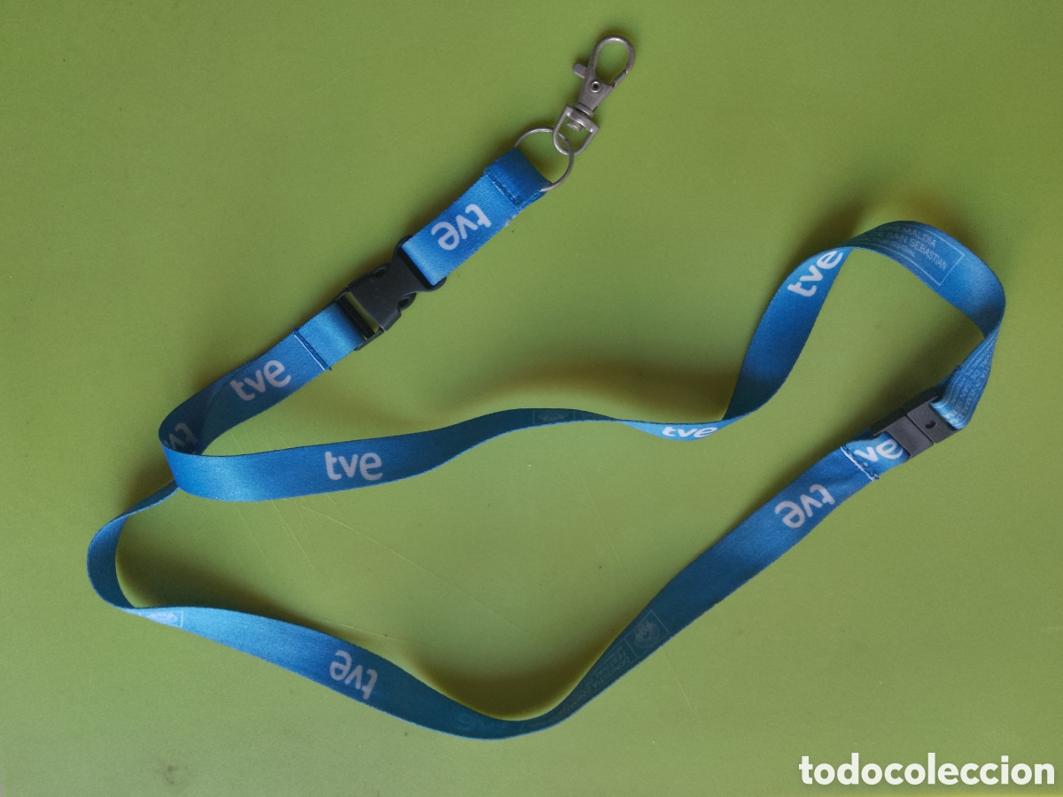 Vintage: ZINEBI 55 - FESTIVAL CINE SAN SEBASTIAN - DONOSTIA - TVE. COLGANTE - LANYARD .
