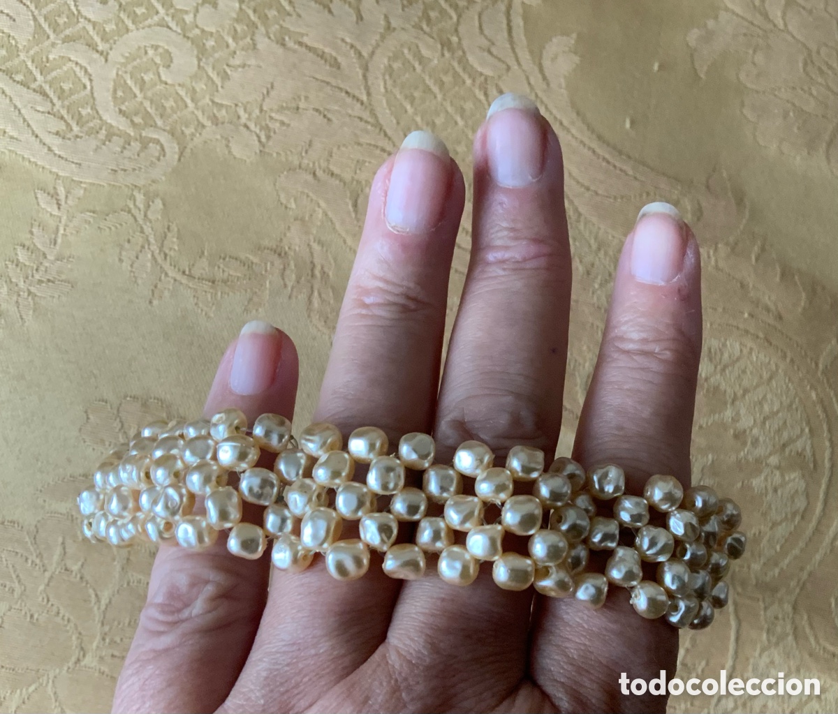Vintage: PULSERA A&Ntilde;OS 60 PERLAS - Foto 6