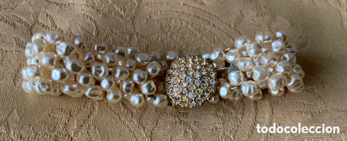 Vintage: PULSERA A&Ntilde;OS 60 PERLAS - Foto 9