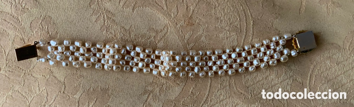 Vintage: PULSERA A&Ntilde;OS 60 PERLAS - Foto 12