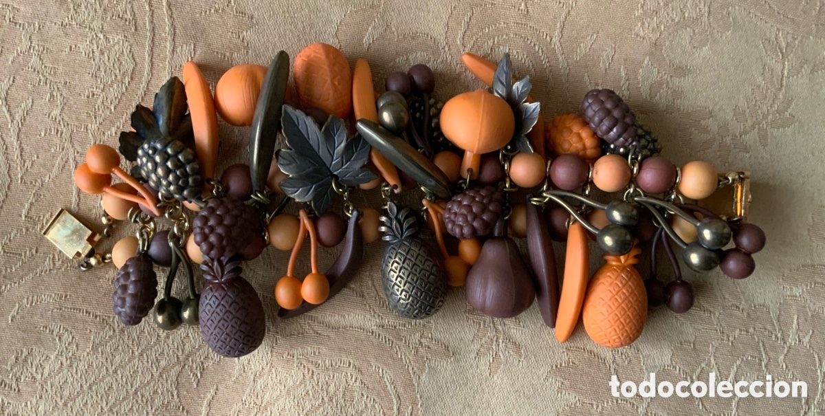 Vintage: PULSERA A&Ntilde;OS 60 FRUTAS - Foto 2