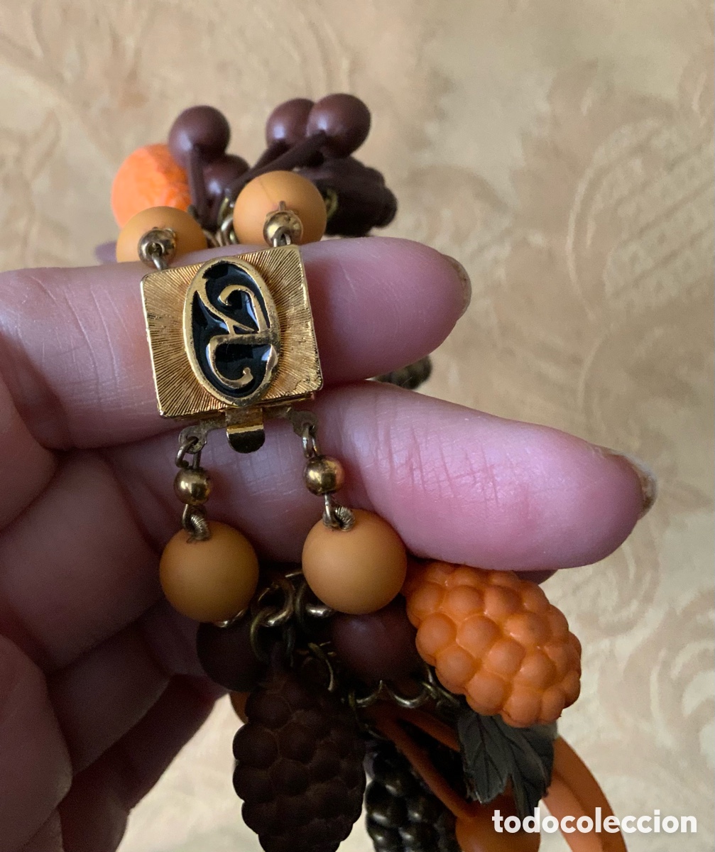 Vintage: PULSERA A&Ntilde;OS 60 FRUTAS - Foto 4