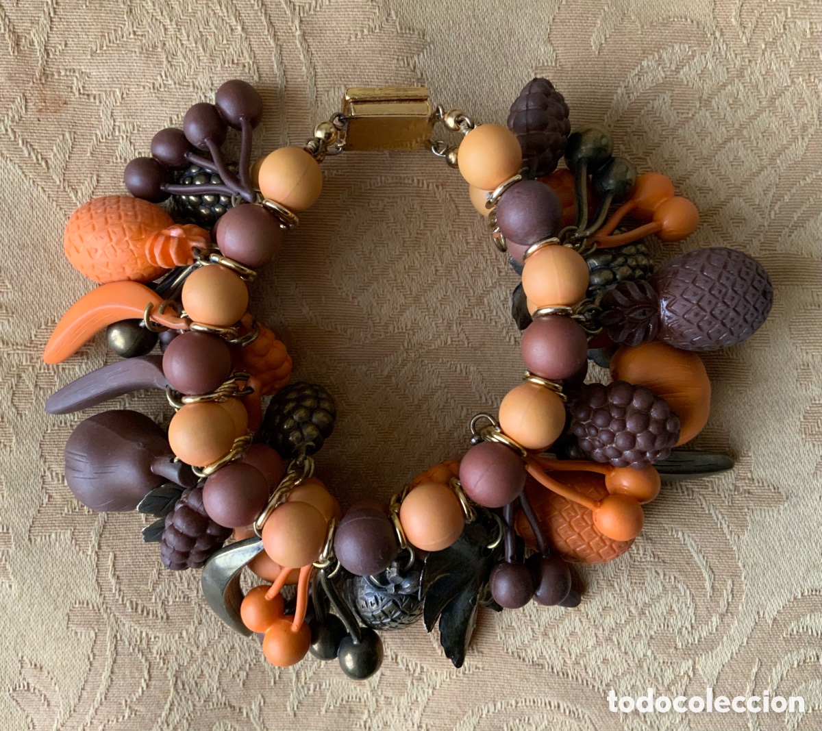 Vintage: PULSERA A&Ntilde;OS 60 FRUTAS - Foto 5