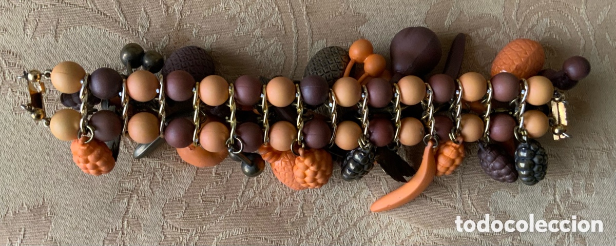 Vintage: PULSERA A&Ntilde;OS 60 FRUTAS - Foto 6