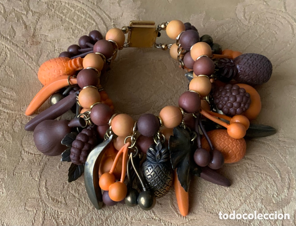 Vintage: PULSERA A&Ntilde;OS 60 FRUTAS - Foto 8