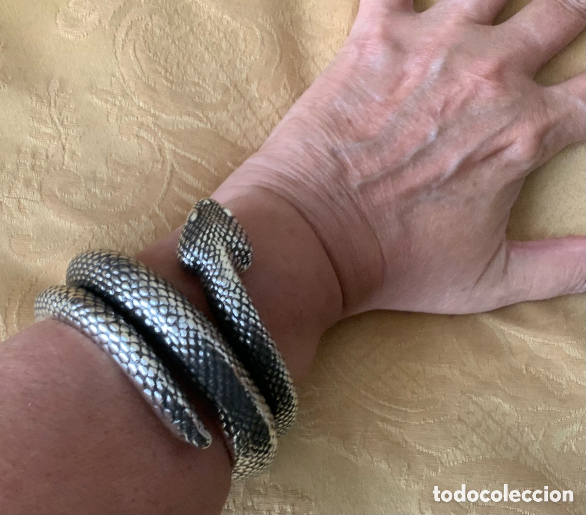 Vintage: PULSERA BRAZALETE SERPIENTE - Foto 2