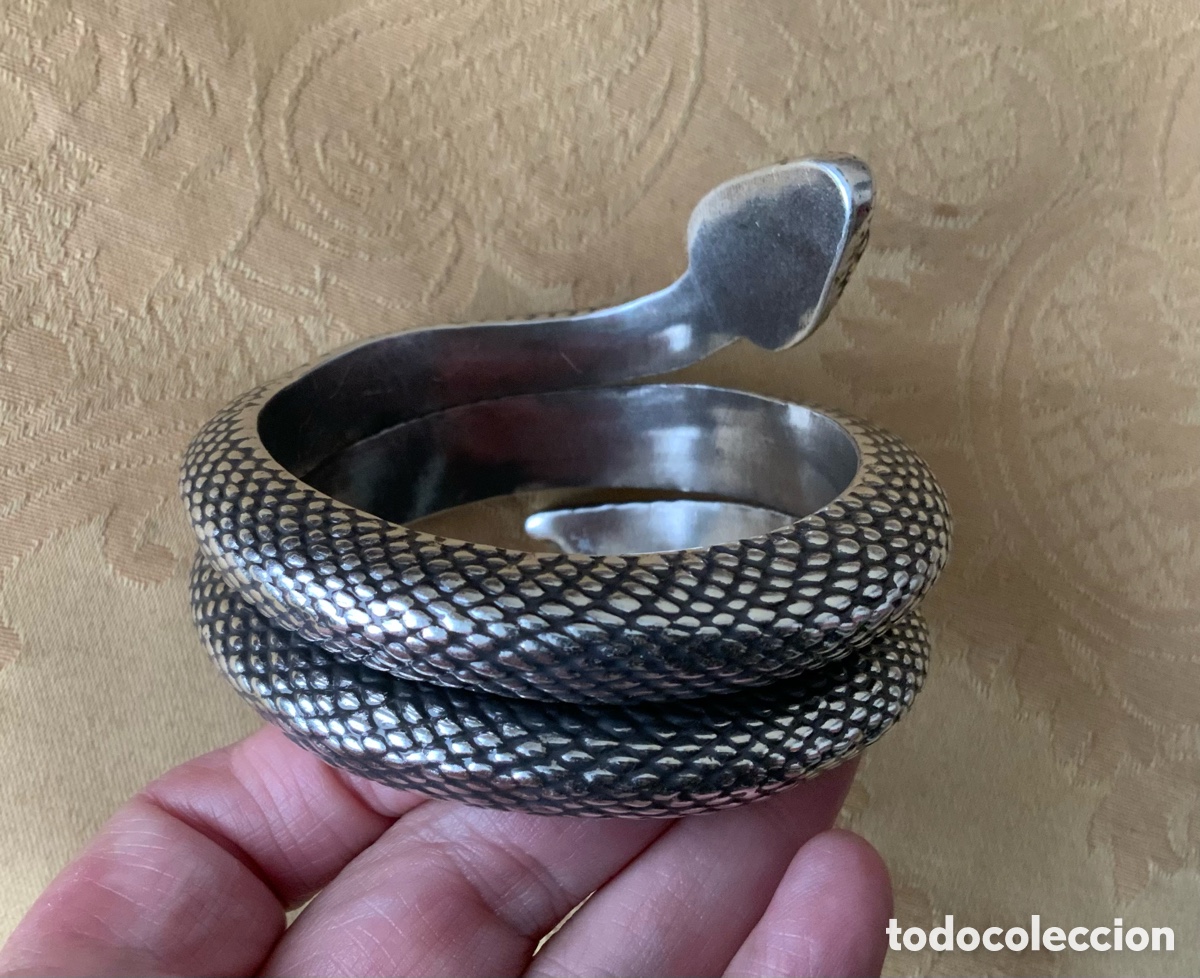 Vintage: PULSERA BRAZALETE SERPIENTE - Foto 10