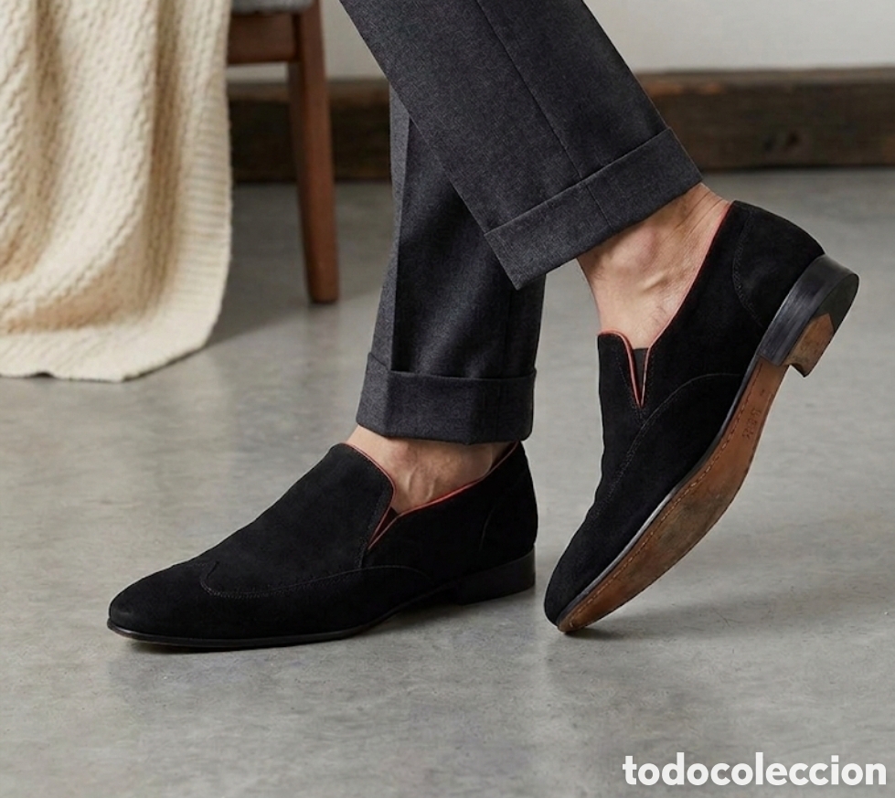 Vintage: Lujo Eduardo Bosch de Serrano Piel & Ante T42 Impecable