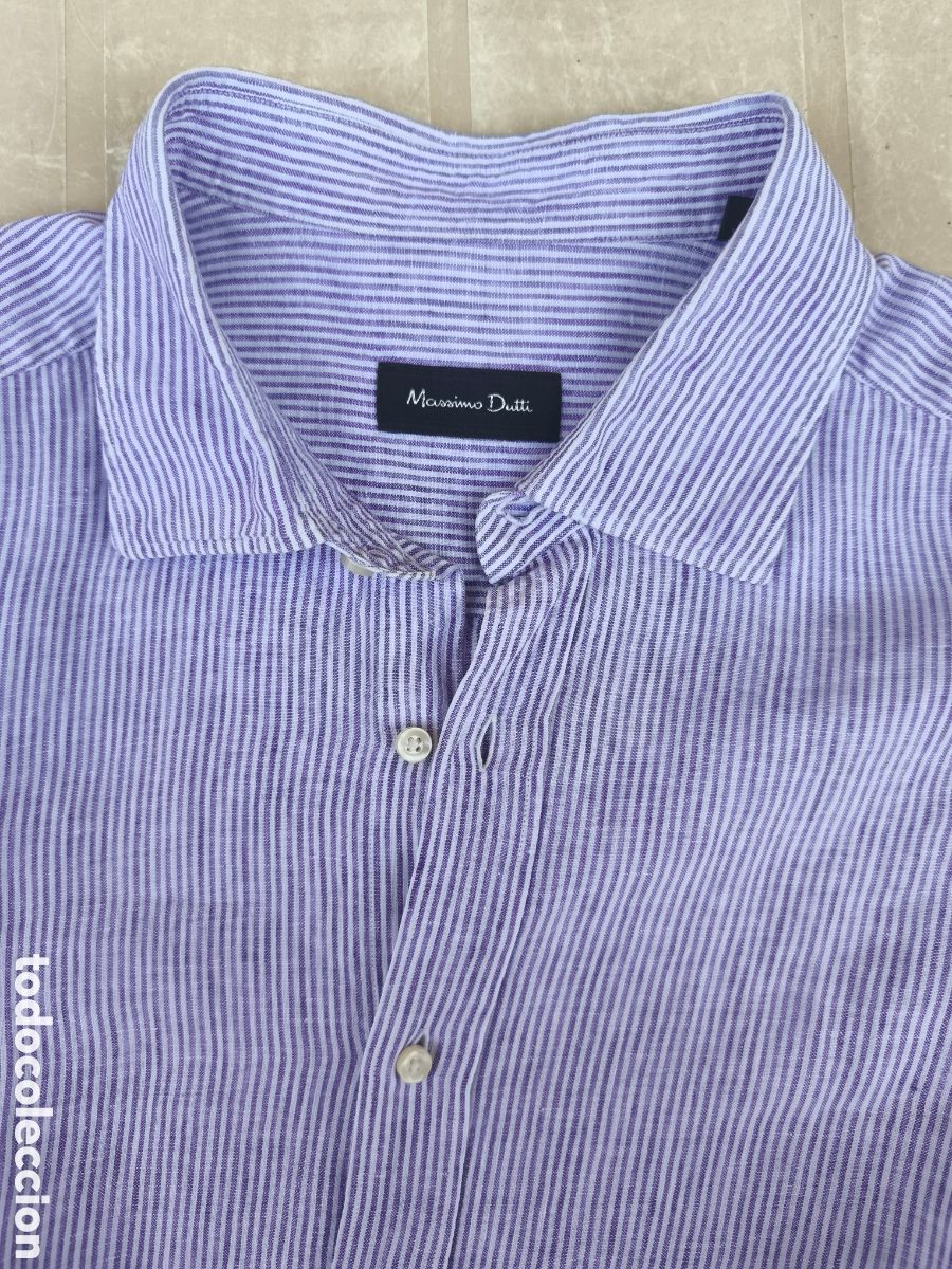 Vintage: Camisa de lino. Massimo Dutti. Impecable