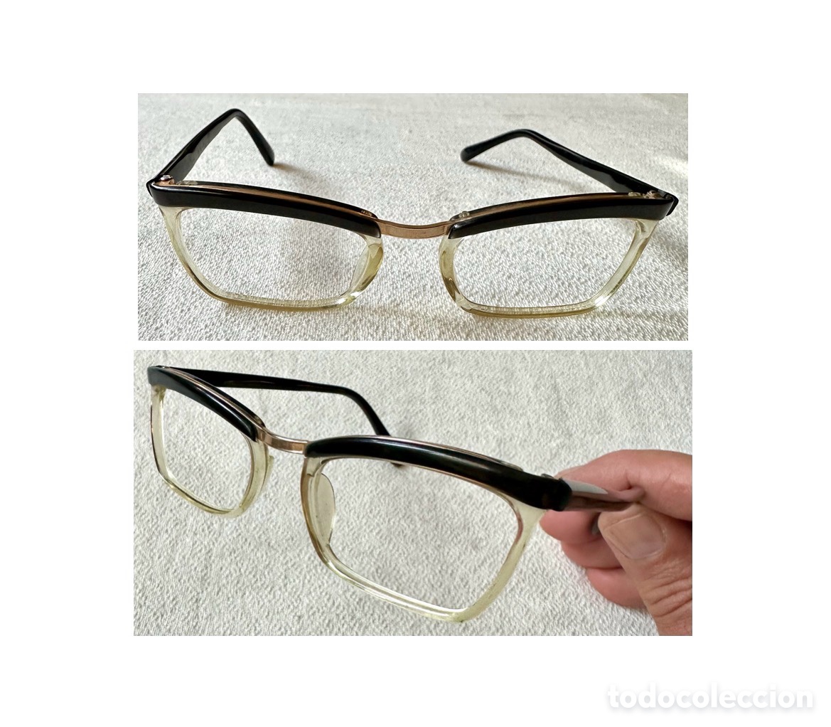 Vintage: 1950-1960s, gafas Kurtz Optical BUG modelo Mylord Eyeglasses Frame Combo (KO-01).