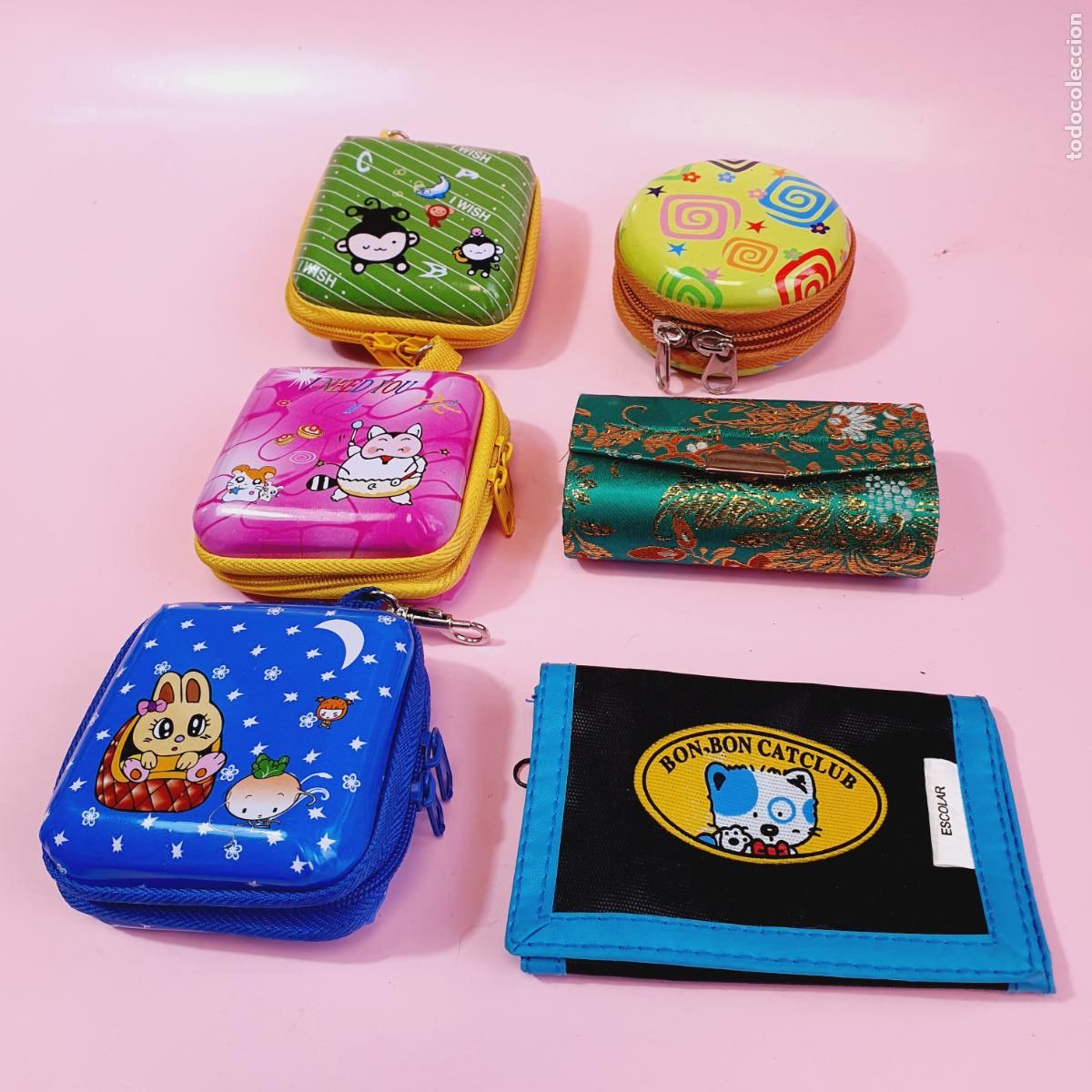 Vintage: LOTE 6 CARTERAS INFANTILES-NUEVAS-VER FOTOGRAF&Iacute;AS.