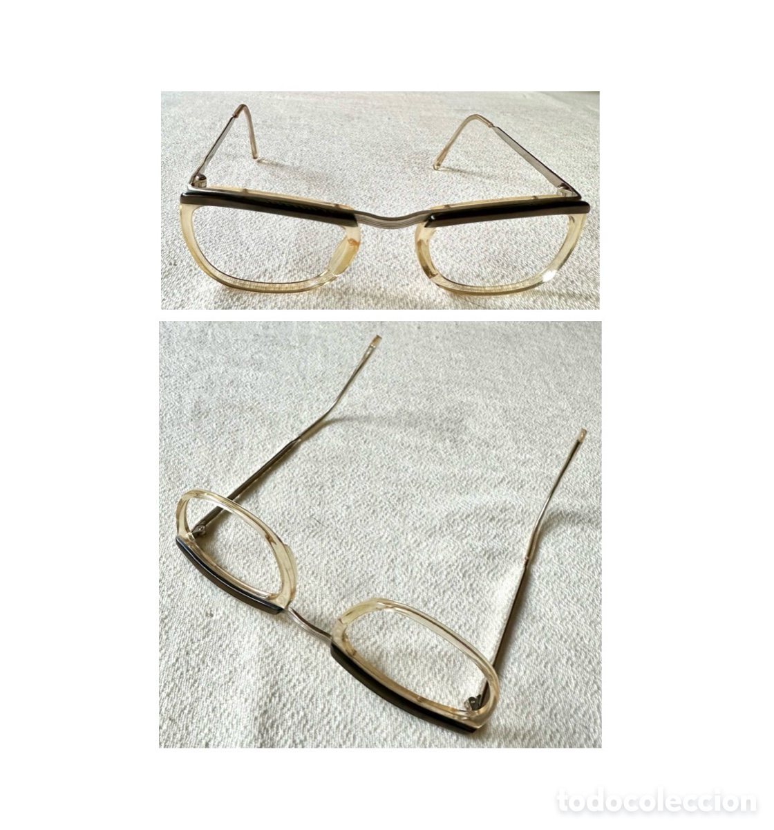 Vintage: 1950-1960s, montura de gafas estilo ceja o amor, de la hist&oacute;rica marca francesa L&rsquo;Amy.