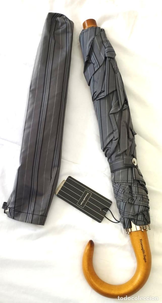 Vintage: ERMENEGILDO ZEGNA Paraguas para hombre, Nuevo