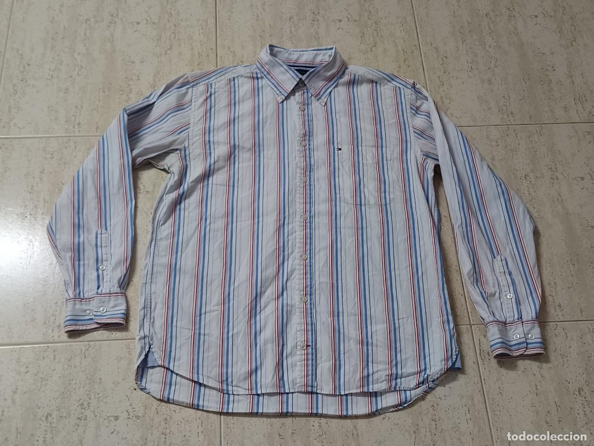 Vintage: CAMISA TOMMY HILFIGER (80's Two Ply Cotton). TALLA XL