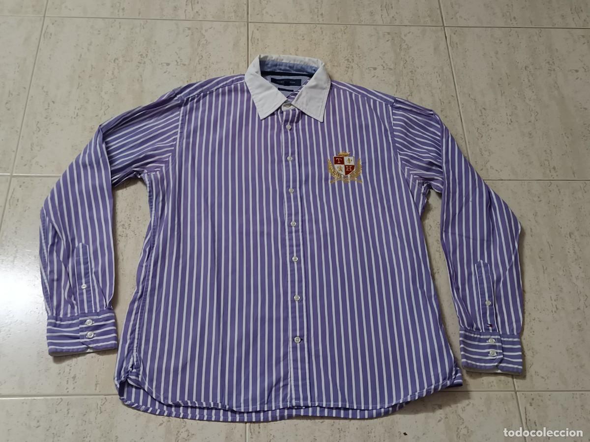 Vintage: CAMISA TOMMY HILFIGER (80's Two Ply Cotton). TALLA XL