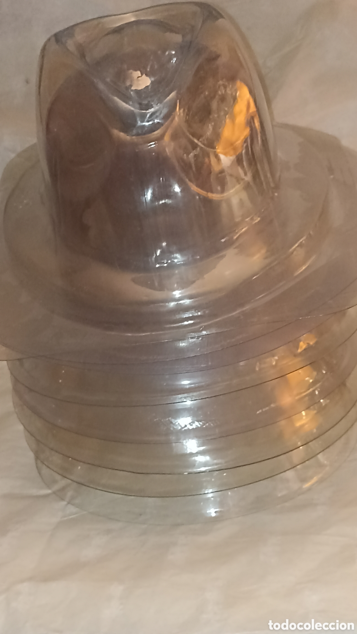 Vintage: 9 Soportes / Moldes de Pl&aacute;stico R&iacute;gido para Sombreros (Varios Modelos)