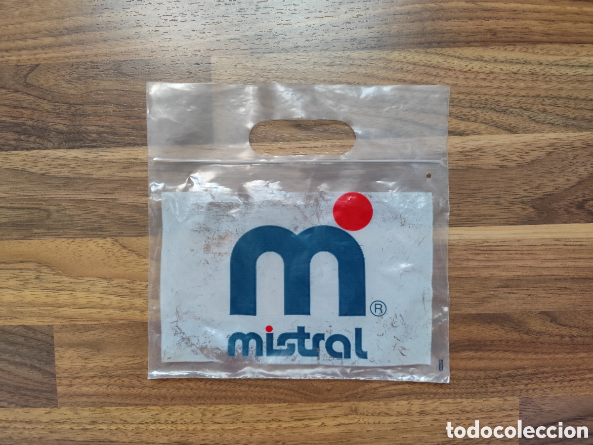 Vintage: Bolsa de Plastico Mistral. A&ntilde;os 90