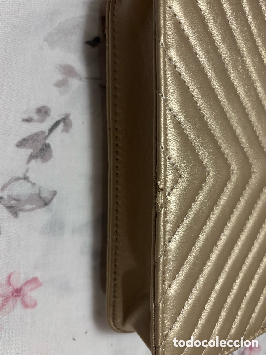 Vintage: Bolso dorado vintage - Foto 5