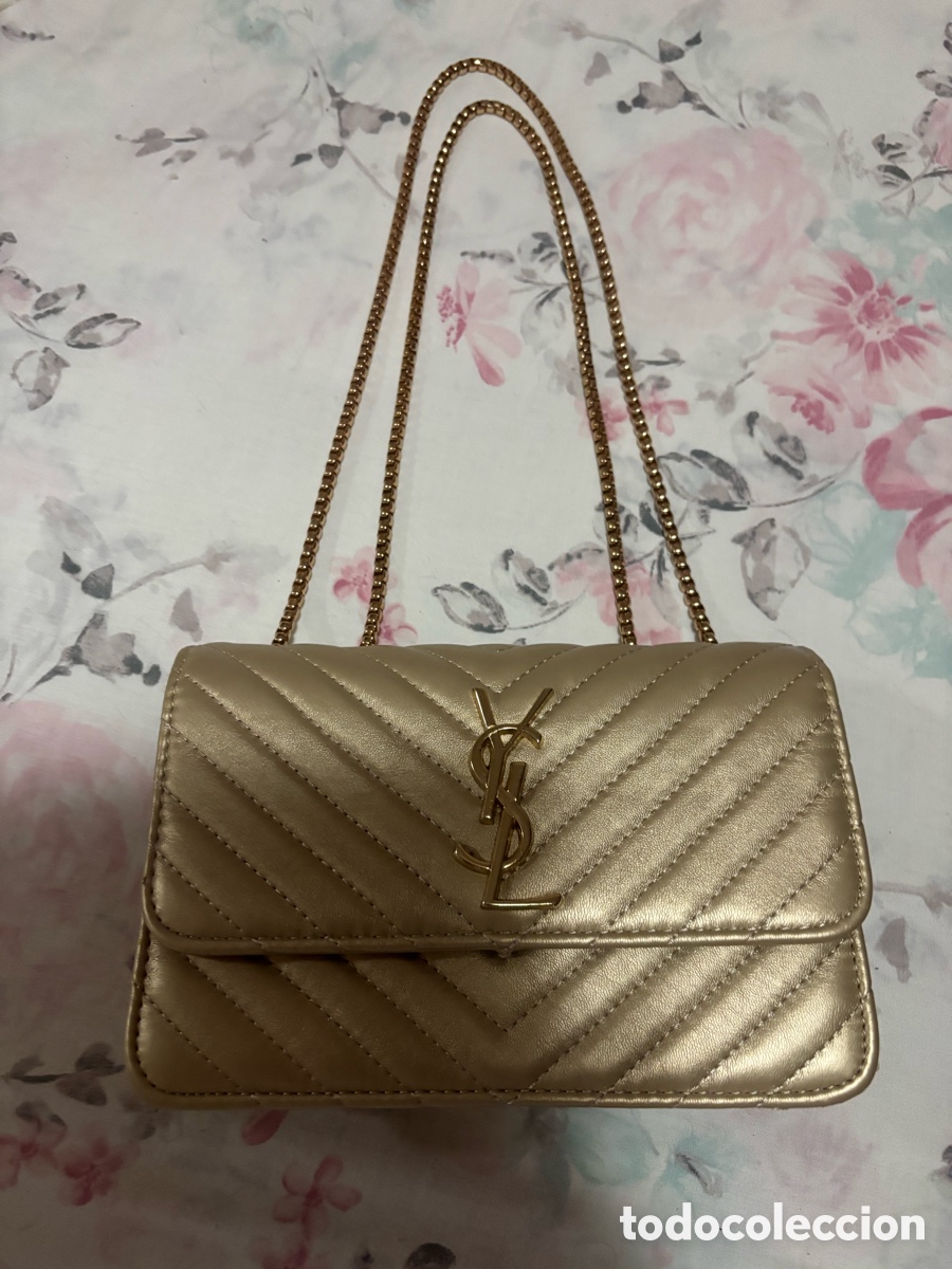 Vintage: Bolso dorado vintage