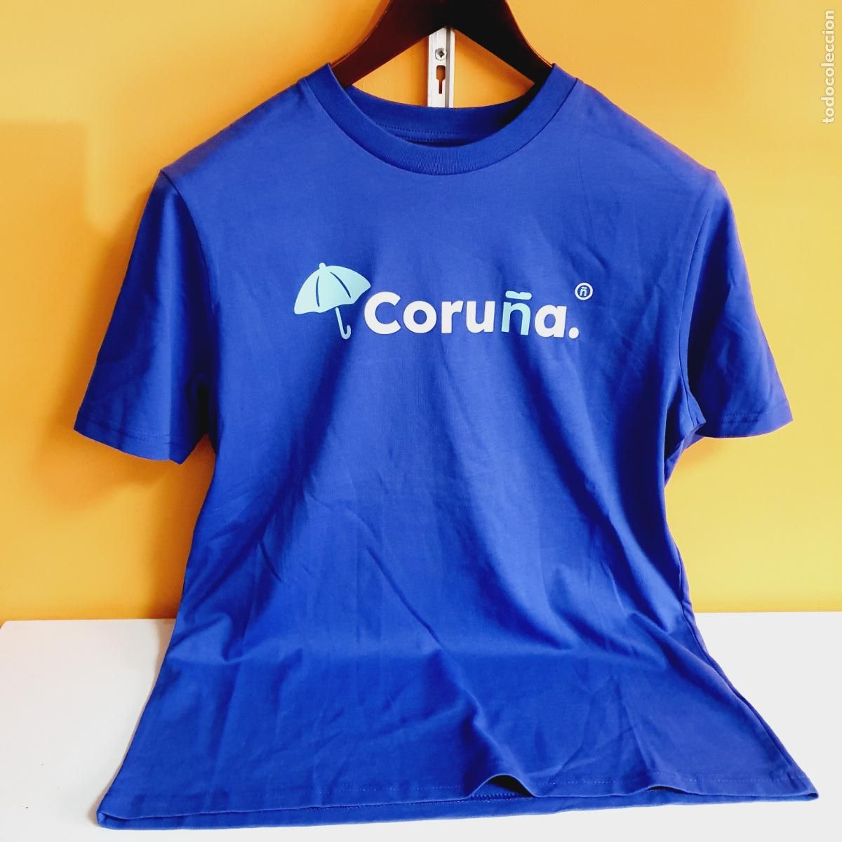 Vintage: CAMISETA-STANLEY/STELLA-CORU&Ntilde;A-LOCO CORU&Ntilde;A-AZUL-CONSULTAR TALLAS-UNISEX-NUEVAS-VER FOTOGRAF&Iacute;AS.