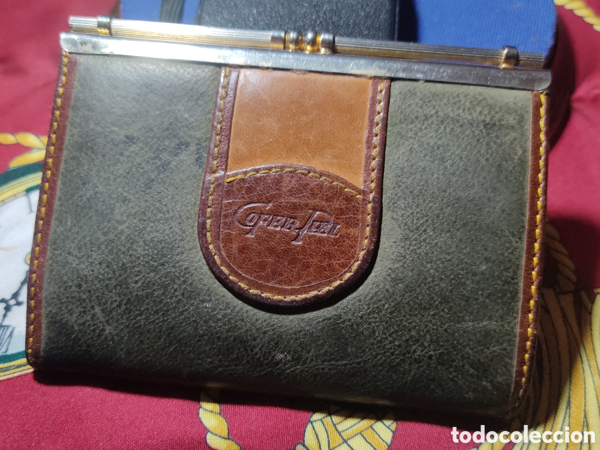 Vintage: Cartera & monedero de mujer de lujo de piel leg&iacute;tima.Vintage.