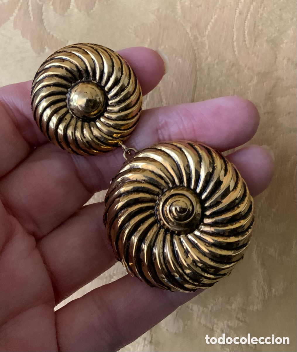 Vintage: PENDIENTES LARGOS A&Ntilde;OS 80 - Foto 2