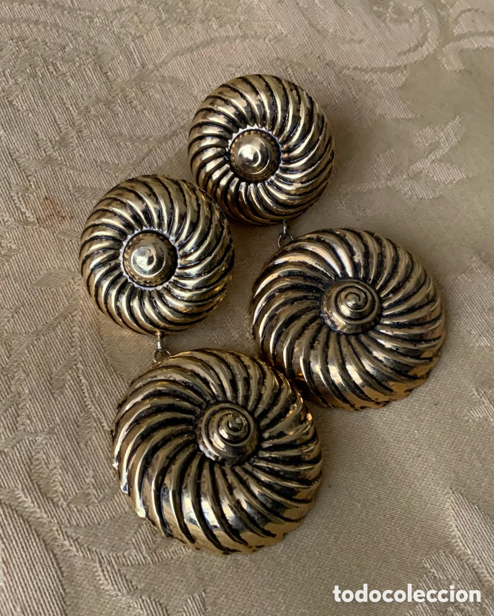 Vintage: PENDIENTES LARGOS A&Ntilde;OS 80 - Foto 1