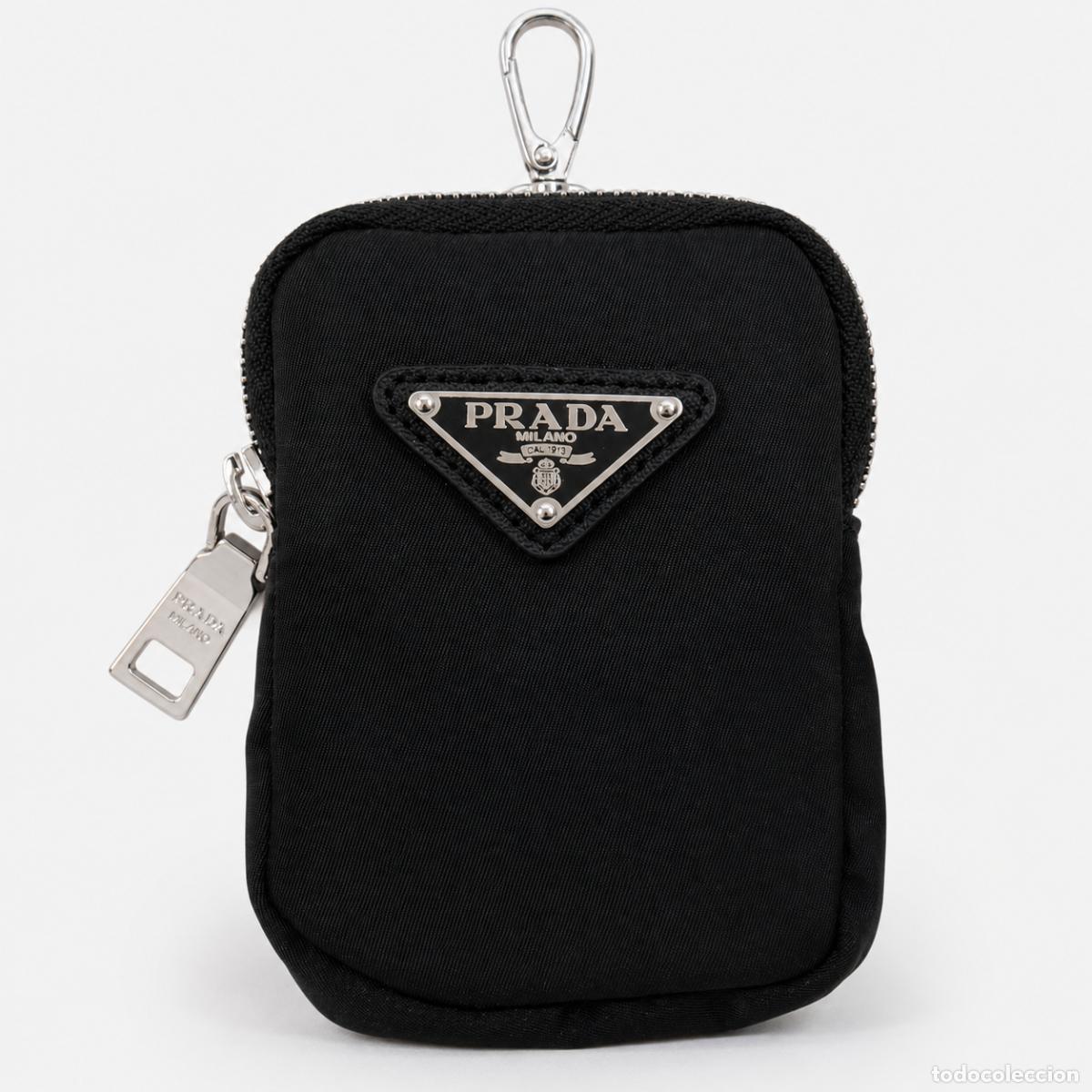 Vintage: Prada Milano Monedero Nylon Negro Portamonedas Pouch Unisex Original Vintage