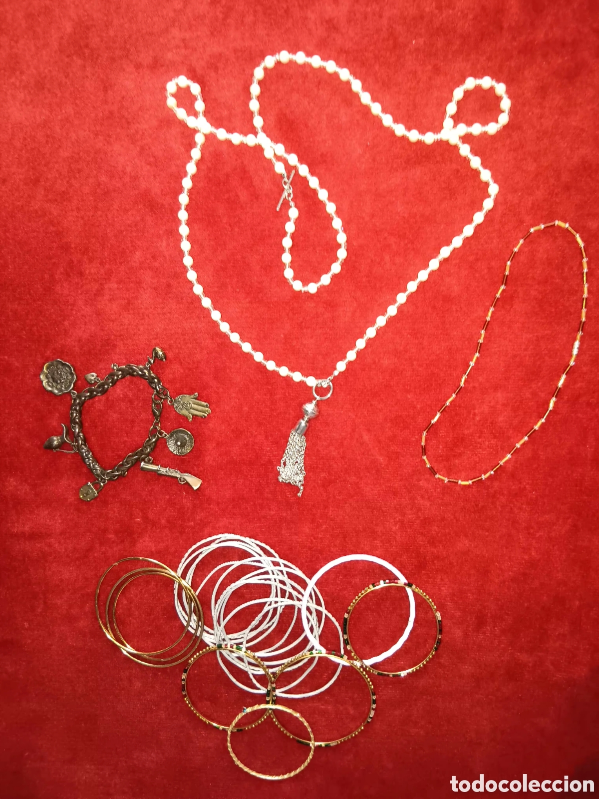 Vintage: Lote collares y pulseras vintages a&ntilde;os 90