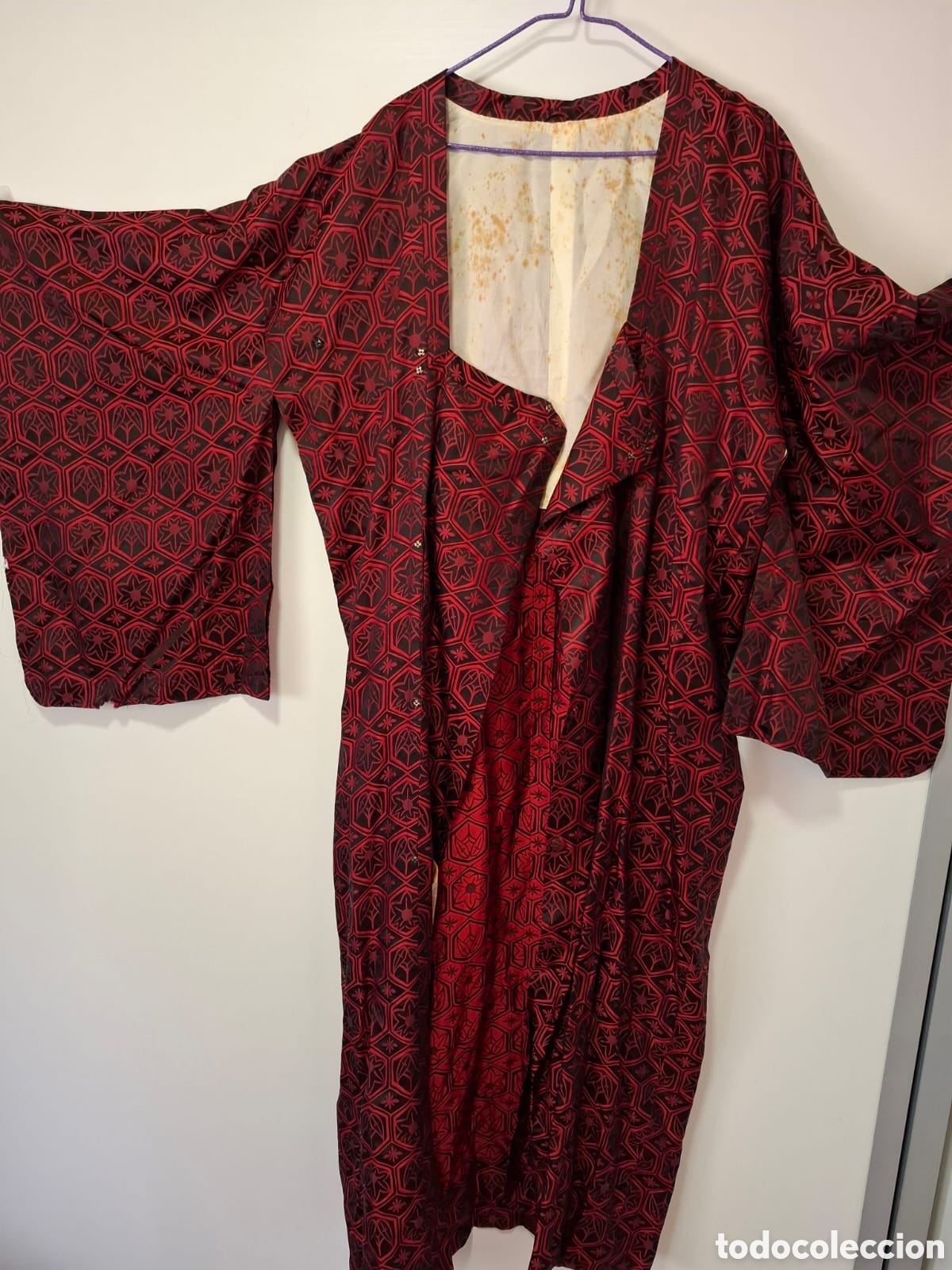 Vintage: Kimono de seda antiguo - Foto 10