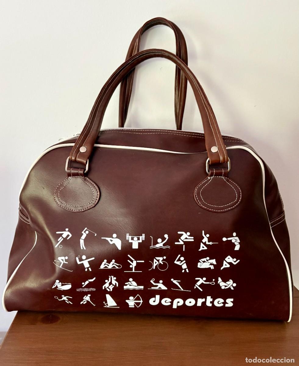 Vintage: BOLSO CONMEMORATIVO POPLAND A&Ntilde;O 2000 SOLO UTILIZADO PARA ESCAPARATE ESTILO RETRO DEPORTES VINTAGE