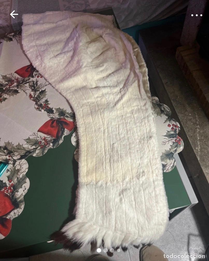 Vintage: Echarpe estola vintage de armi&ntilde;o leg&iacute;timo con colitas (A&ntilde;os 40-50)