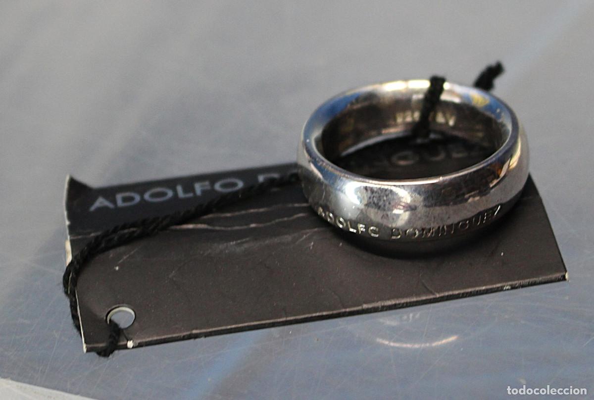 Vintage: 2. Anillo plata de ley. Adolfo Dom&iacute;nguez.