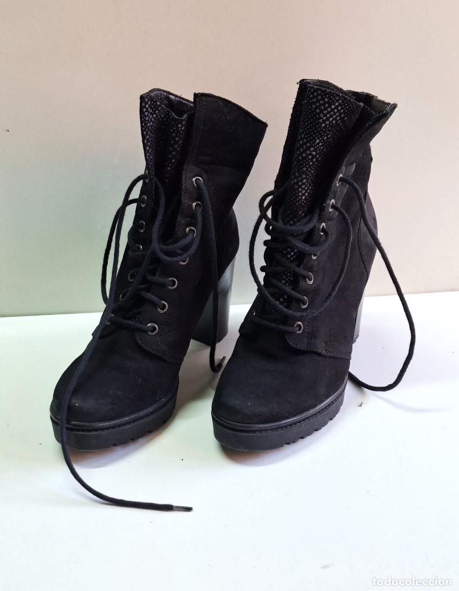 Vintage: Botines ante talla -37