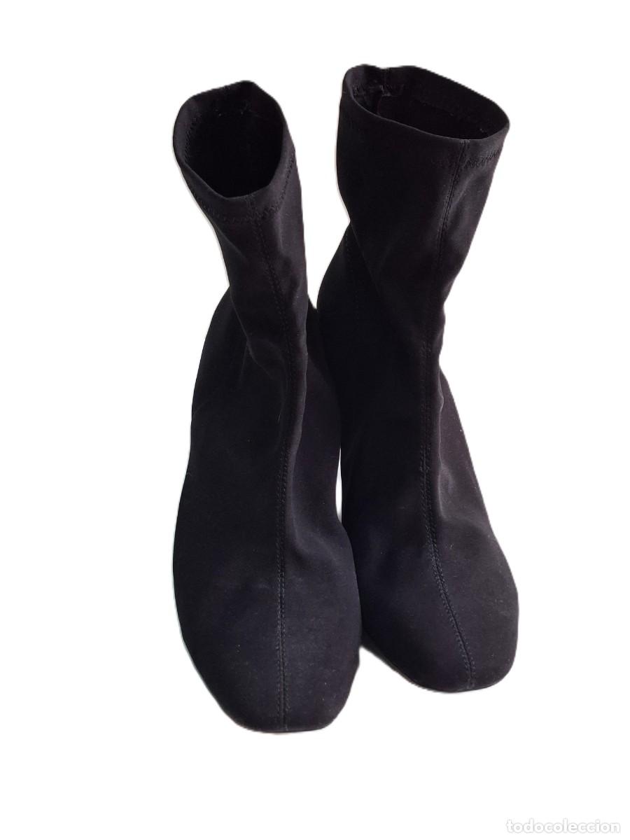 Vintage: Botas negras Bershka - botines calcet&iacute;n talla 38