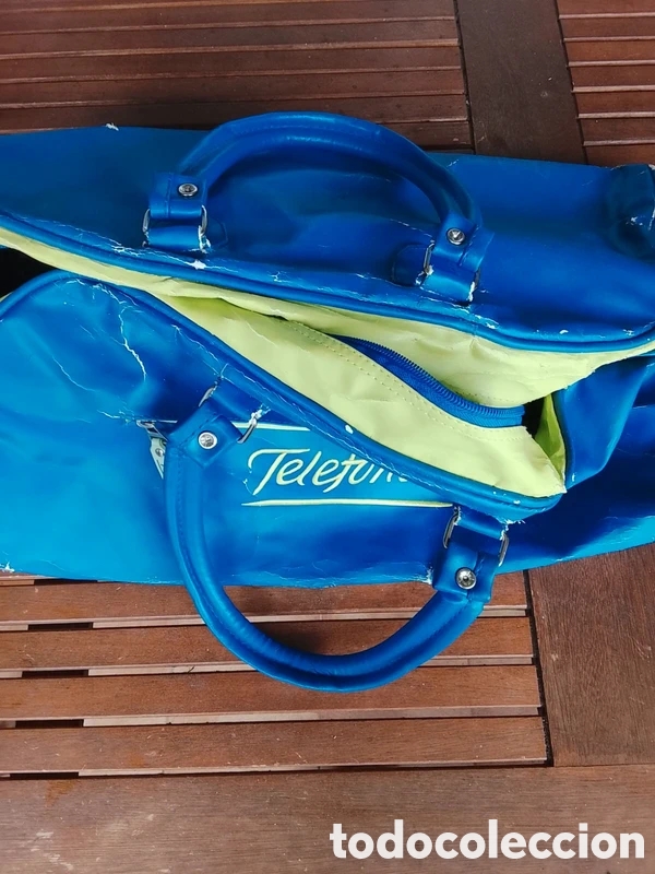Vintage: Bolsa deporte vintage Telef&oacute;nica - Foto 2