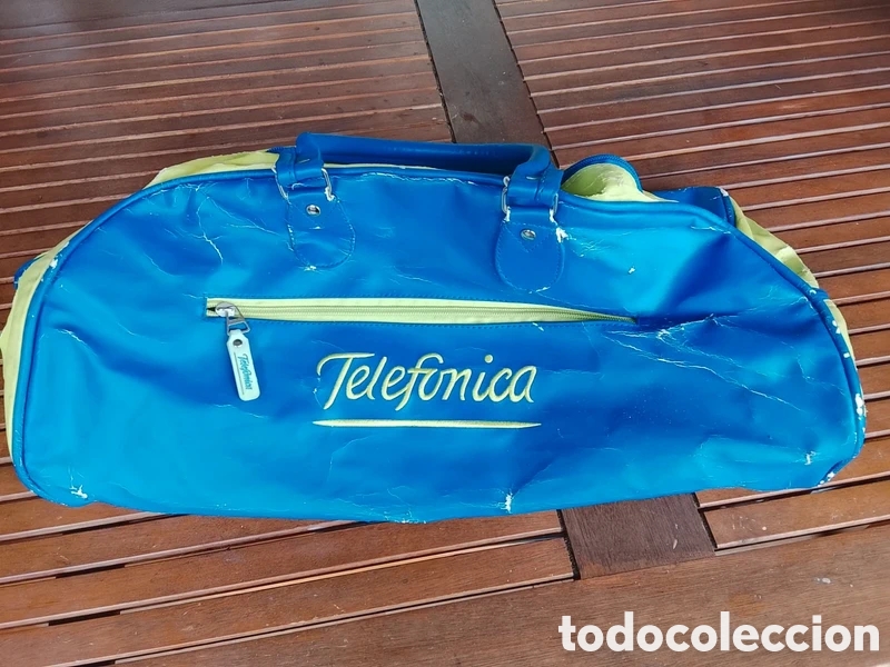 Vintage: Bolsa deporte vintage Telef&oacute;nica - Foto 1