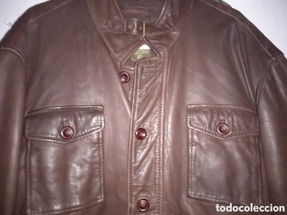 Vintage: Coronel Tapioca , original chaqueta de cuero XL - Foto 3