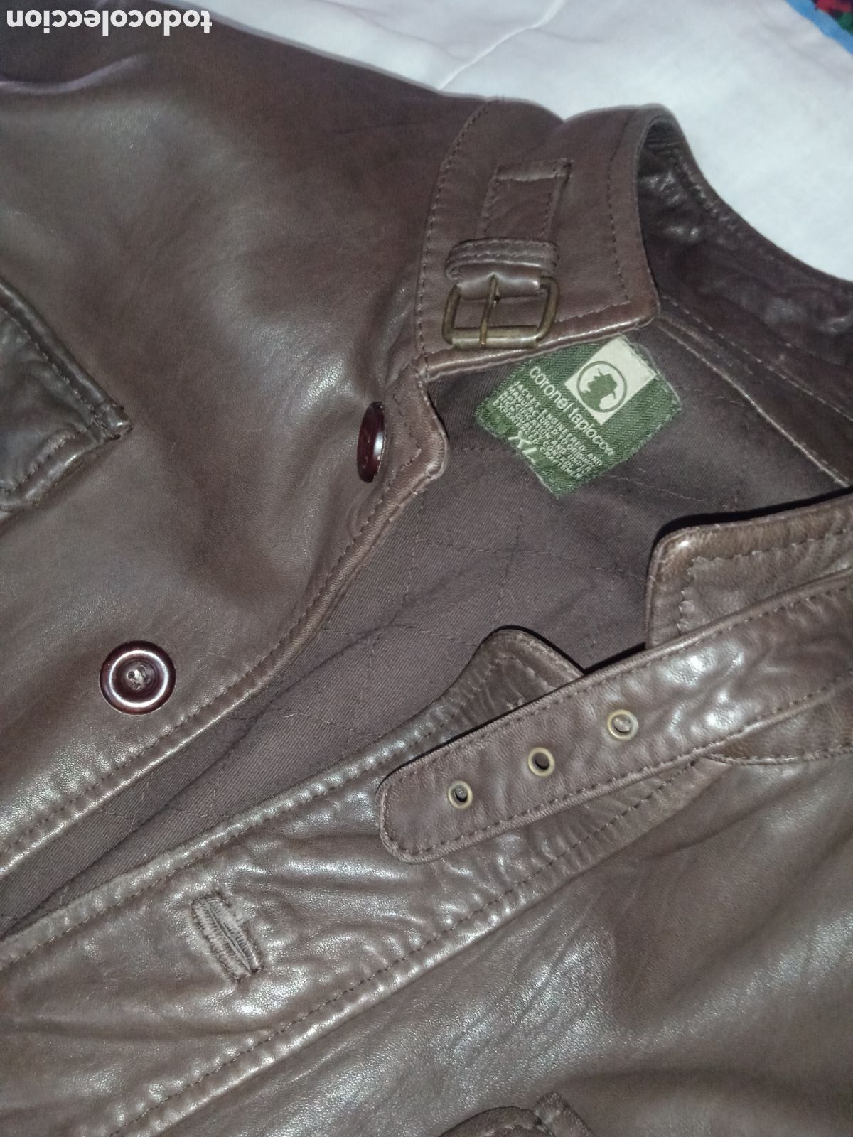 Vintage: Coronel Tapioca , original chaqueta de cuero XL - Foto 7
