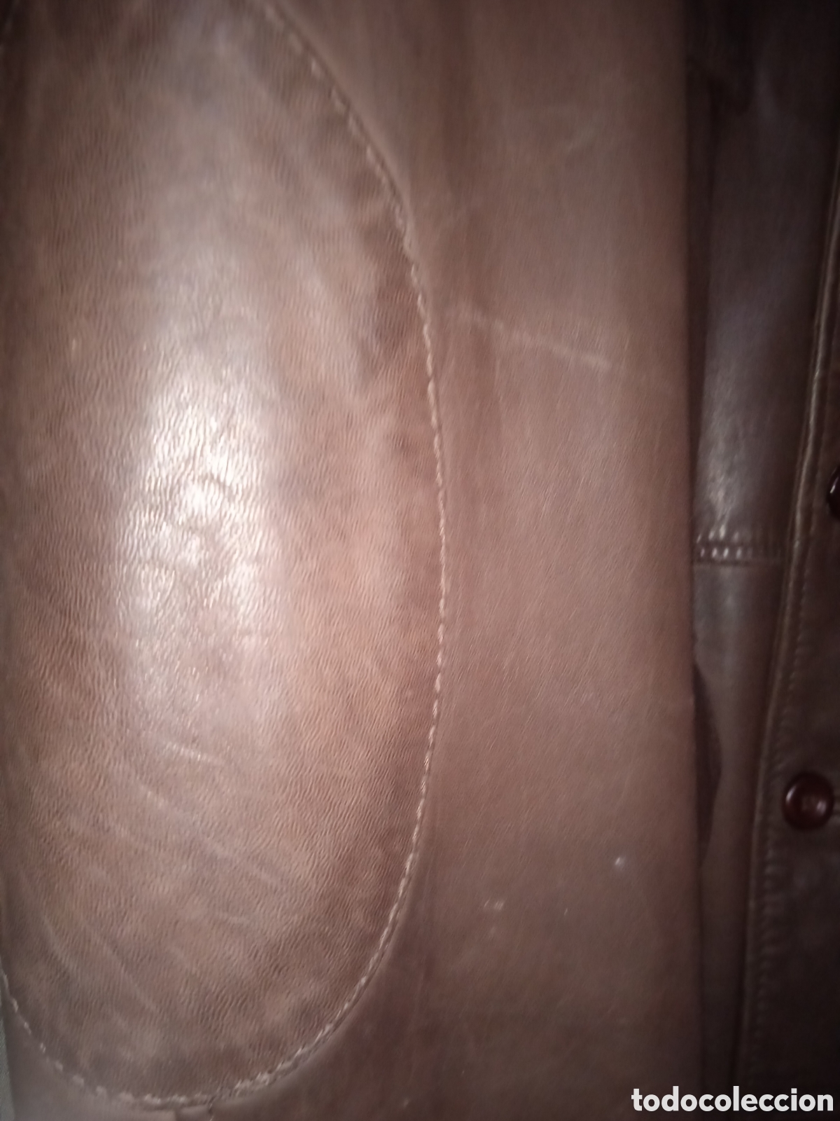 Vintage: Coronel Tapioca , original chaqueta de cuero XL - Foto 10