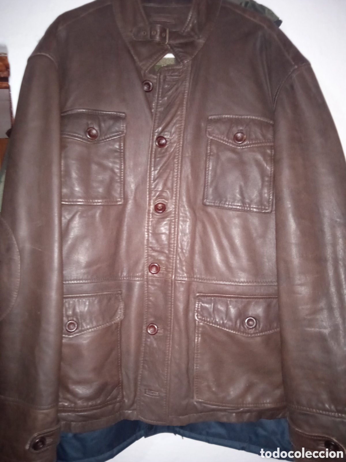 Vintage: Coronel Tapioca , original chaqueta de cuero XL - Foto 1