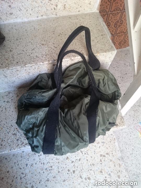 Vintage: MOCHILA MEDIANA VERDOSA - A&Ntilde;OS 80 O 90